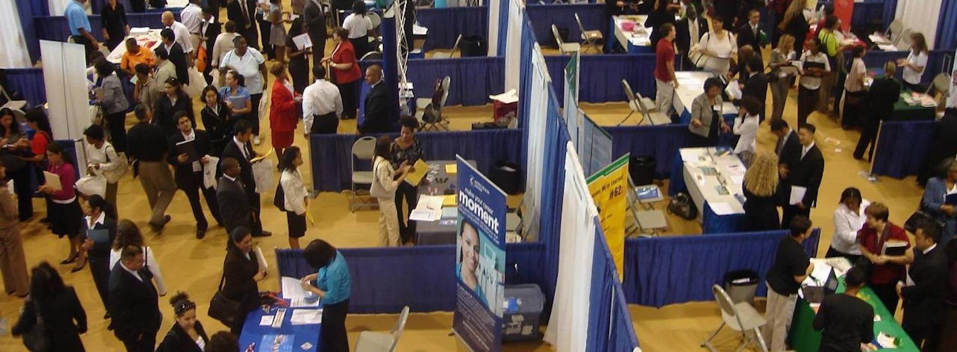 Aerial View of Mississippi Job Fair